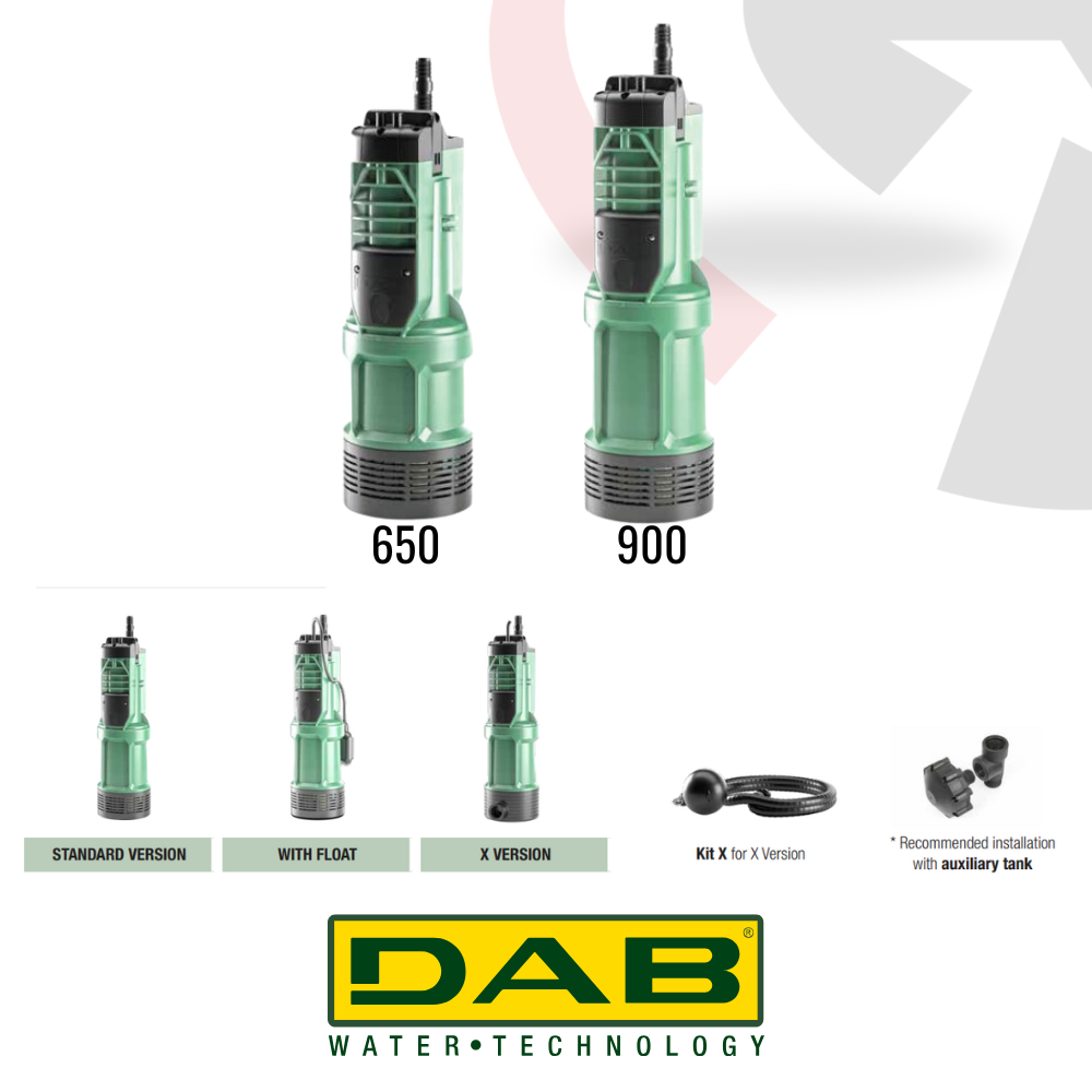 Divertron Submersible DAB Pump | Integrated Booster for Rainwater & Irrigation