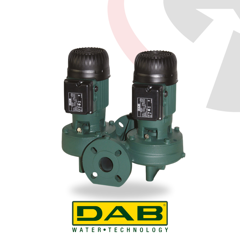 KLM | DKLM | KLP | DKLP | Electric Inline DAB Pumps  - Hot or cold water circulation pump with in-line ports