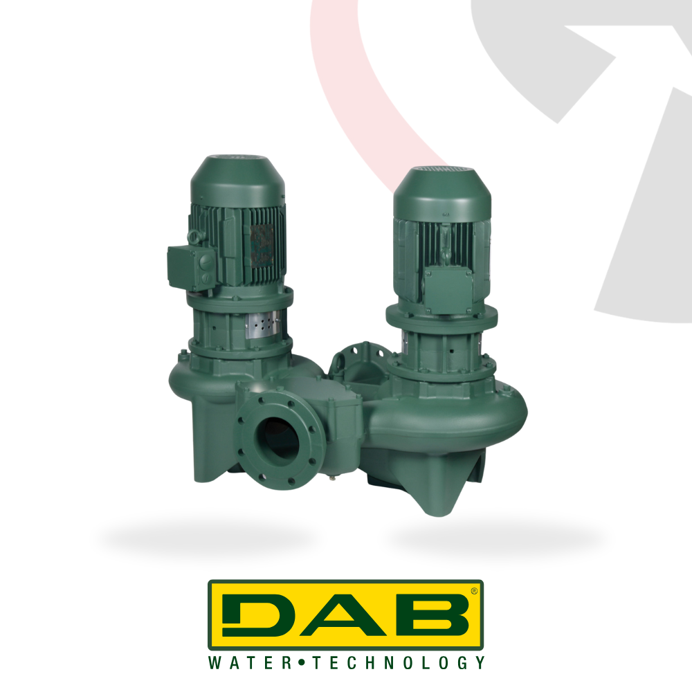 DCM | DCM-G | Electric In-line Twin DAB Pumps for heating, air conditioning, refrigeration & sanitary water systems.