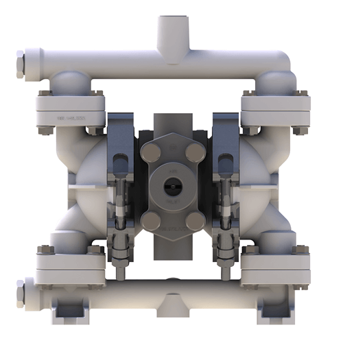 1/4" (6mm) Clamped Plastic AODD Versamatic Pump