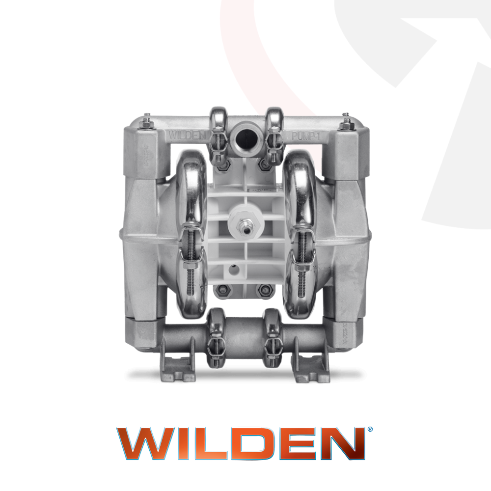 Wilden P1 Pro-Flo AODD Pump | ½" Clamped Metal Air-Operated Diaphragm Pump