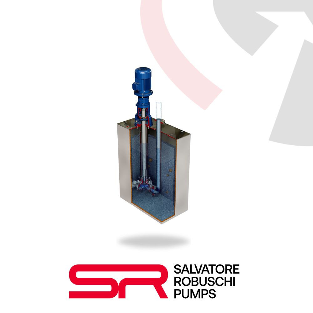 VERTICAL CANTILEVER centrifugal pumps with vortex and channel impeller. | Salvatore Robuschi Pumps