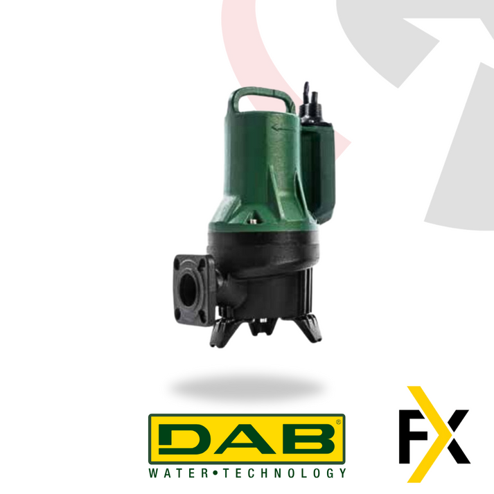 DAB Feka FXV Submersible Sewage Pump | High Flow Vortex | UK Delivery ...