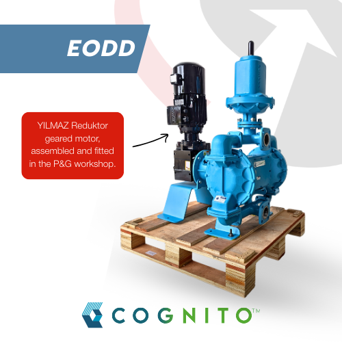Sandpiper Cognito EODD is a smart, IoT-enabled, electrically operated double diaphragm pump.