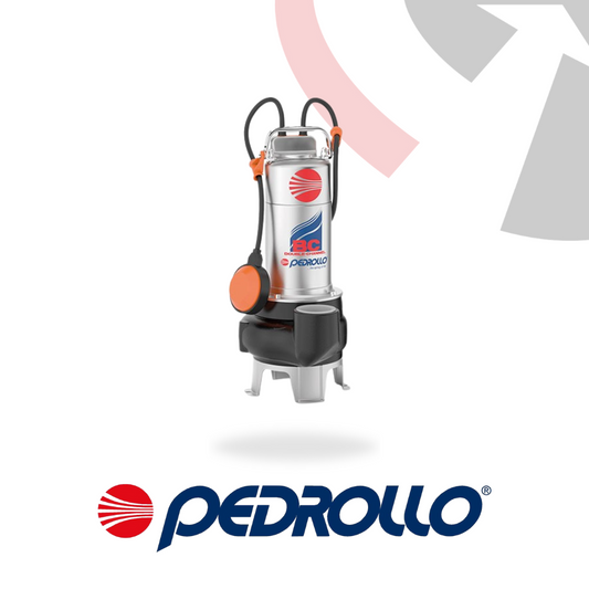 BC Pedrollo Pump - Submersible Double-Channel for Medium Solids