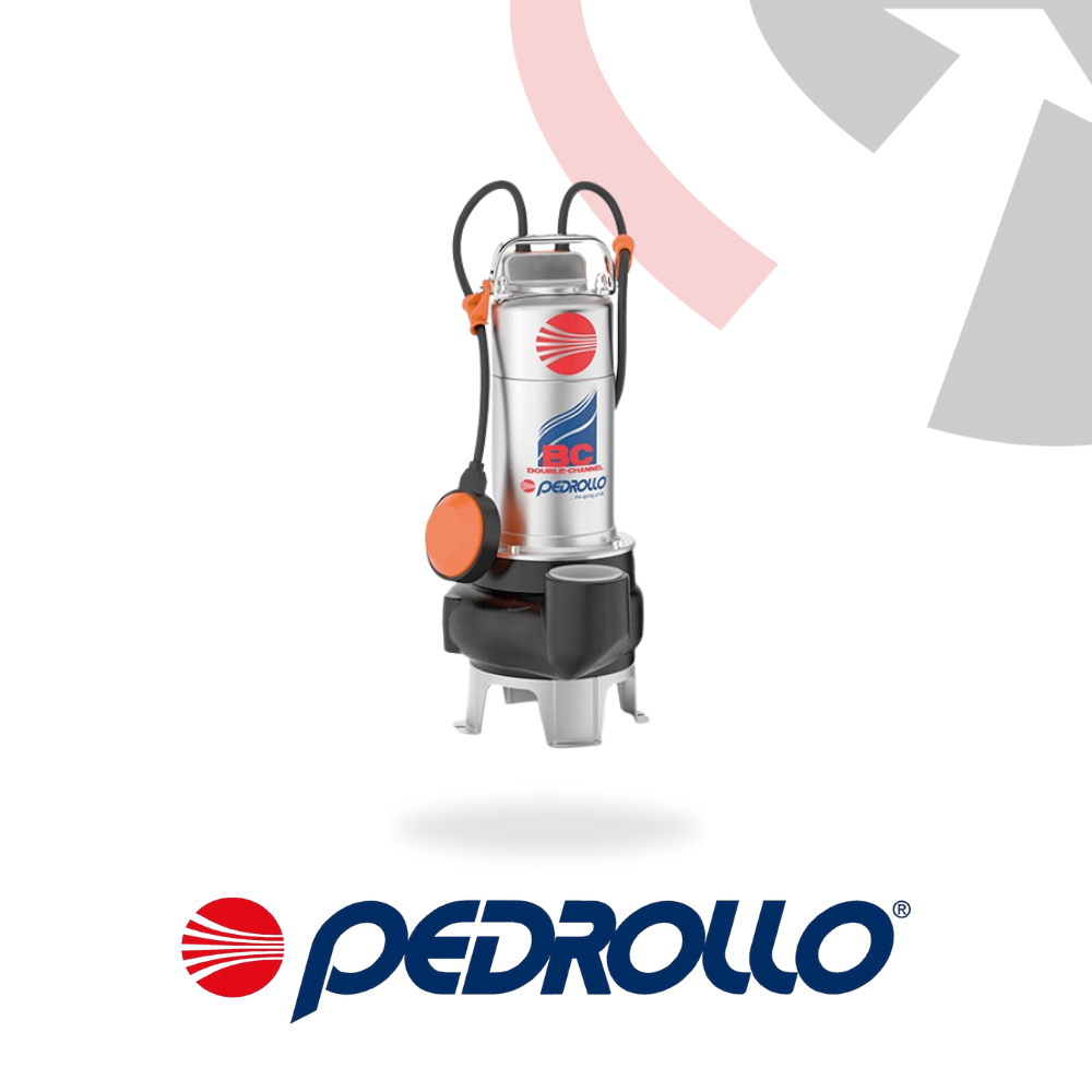 BC | Pedrollo Submersible Double-Channel Pumps for Wastewater/Sewage