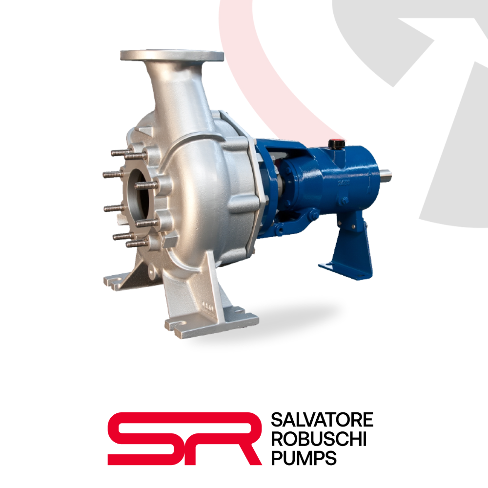 Salvatore Robuschi RDV vertical centrifugal pump for chemical processing, corrosive liquids and industrial fluid transfer applications