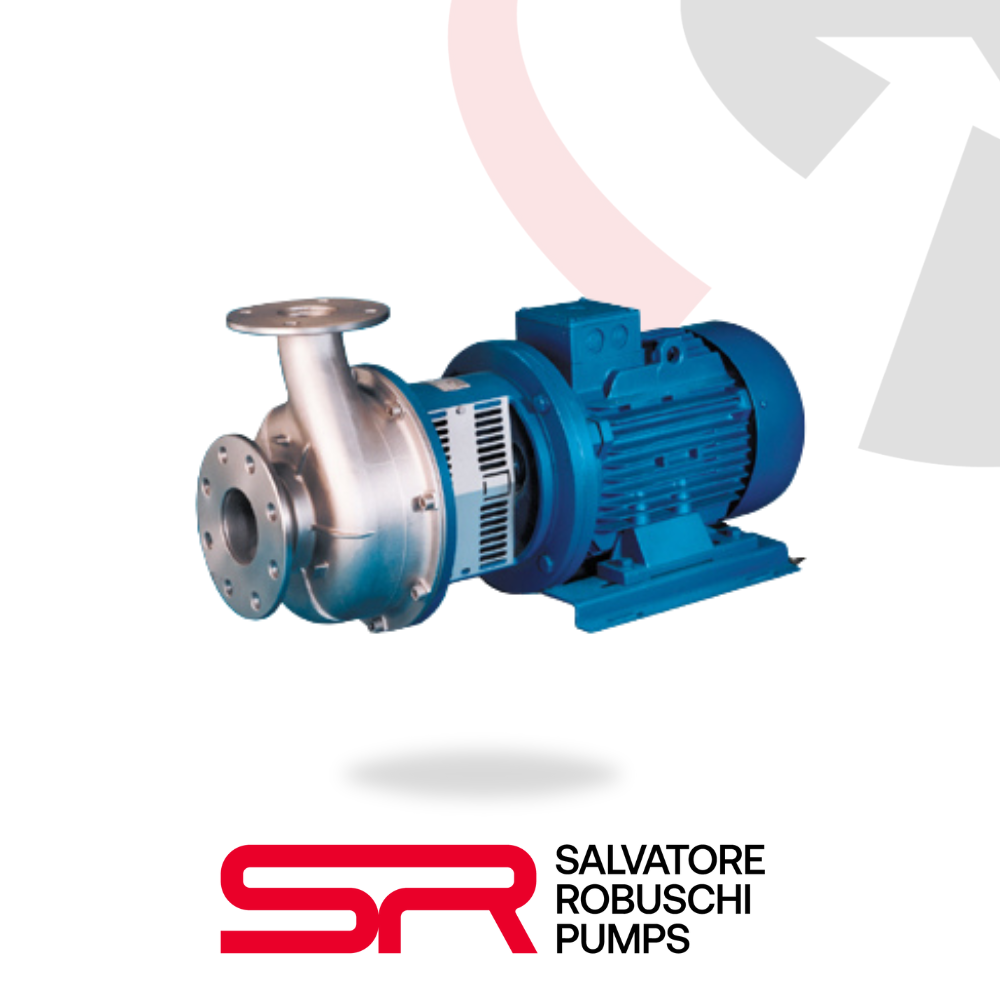 RS (RSM-RSA) Centrifugal pumps with vortex impeller. Flanges unions PN 16 or DIN 11851 (food industry).| Salvatore Robuschi Pumps