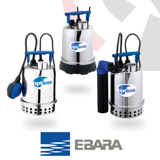 Ebara OPTIMA Drainage Pump - Submersible for Light Domestic and Garden Water Removal
