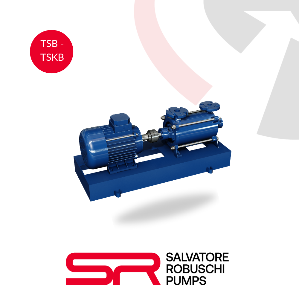 Salvatore Robuschi TS TSK TSL multistage centrifugal pump for clean water transfer, pressure boosting and industrial systems.
