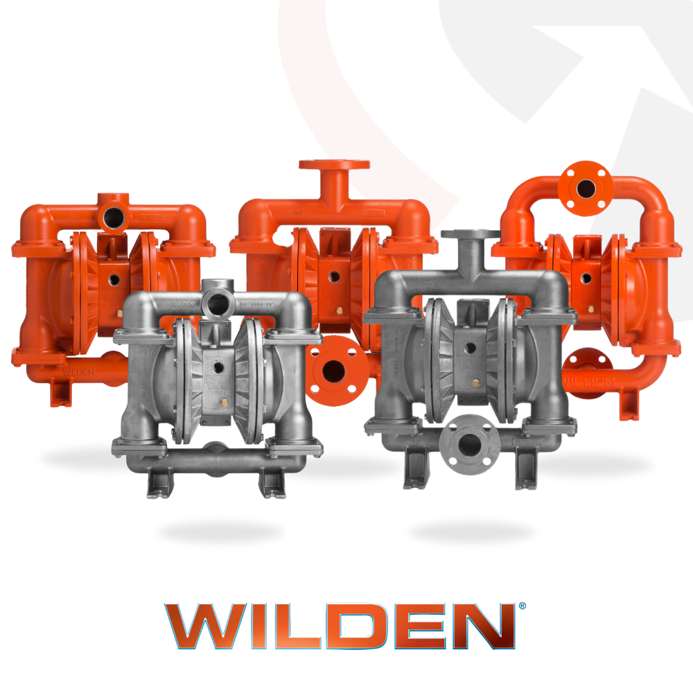 Wilden xH220 1 inch high pressure metal air operated double diaphragm pump for demanding industrial applications