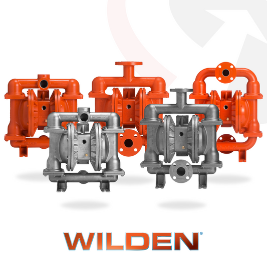 Wilden xH220 1 inch high pressure metal air operated double diaphragm pump for demanding industrial applications