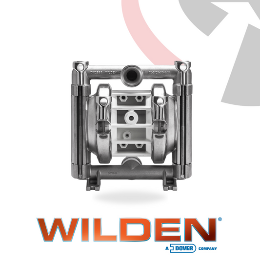 Wilden Pro-Flo P2 1 inch clamped metal air operated double diaphragm pump for industrial fluid transfer
