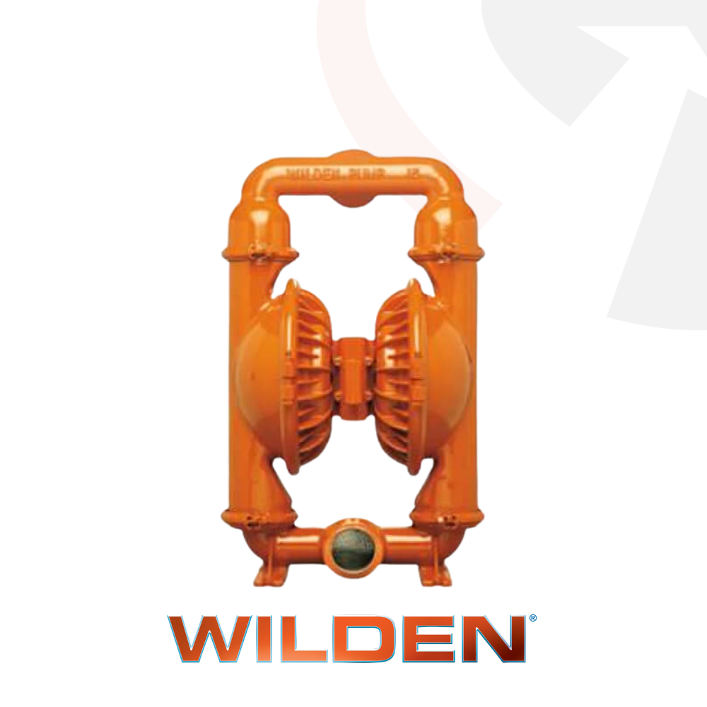 Wilden T15 76 mm Turbo-Flo clamped metal air operated double diaphragm pump for utility and industrial fluid transfer applications
